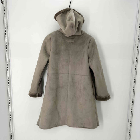 レイビームス Ray BEAMS フェイクムートンフーデッドコート レディース ONE SIZE