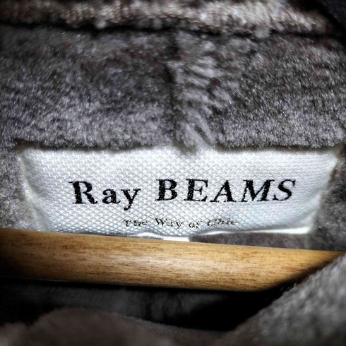 レイビームス Ray BEAMS フェイクムートンフーデッドコート レディース ONE SIZE