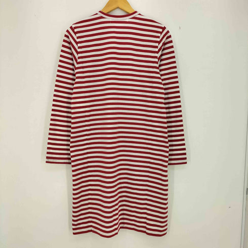 コムデギャルソンガール COMME DES GARCONS GIRL パゴウスキロゴ ワッペン装飾 ボーダーチュニック レディース JPN:M