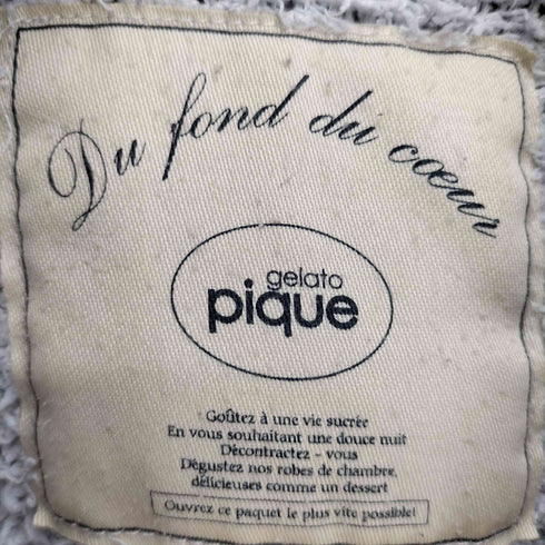 ジェラートピケ gelato pique ジェラート ランダム ボーダー パーカ ベージュ ジェラート ランダム ボーダー ショートパンツ レディース FREE