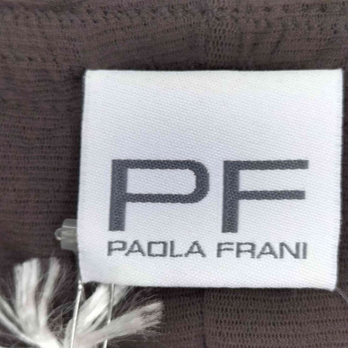 パオラフラーニ PAOLA FRANI フリルカーディガン レディース 42