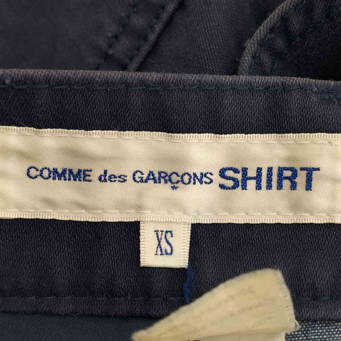 コムデギャルソンシャツ COMME des GARCONS SHIRT BLEU DE PANAME 製品染め サイドアジャスター 七分丈 チノショーツ メンズ JPN:XS