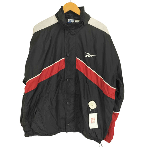 リーボック Reebok ロゴ刺繍 ナイロン ジャケット メンズ import:M