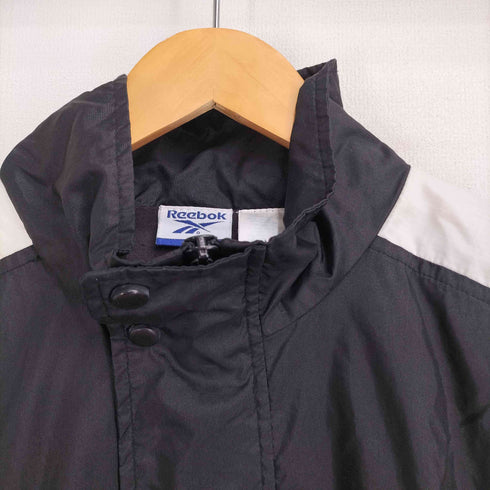 リーボック Reebok ロゴ刺繍 ナイロン ジャケット メンズ import:M