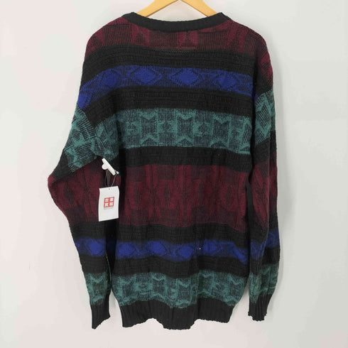 MADE IN ITALY マルチカラー アクリル混 ニット メンズ L