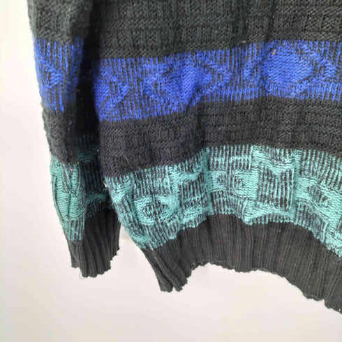 MADE IN ITALY マルチカラー アクリル混 ニット メンズ L