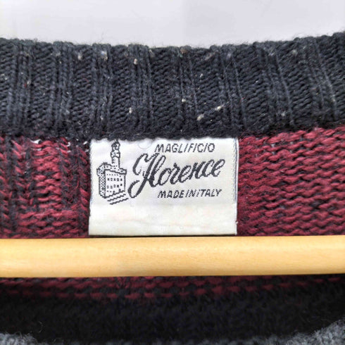 MADE IN ITALY マルチカラー アクリル混 ニット メンズ L