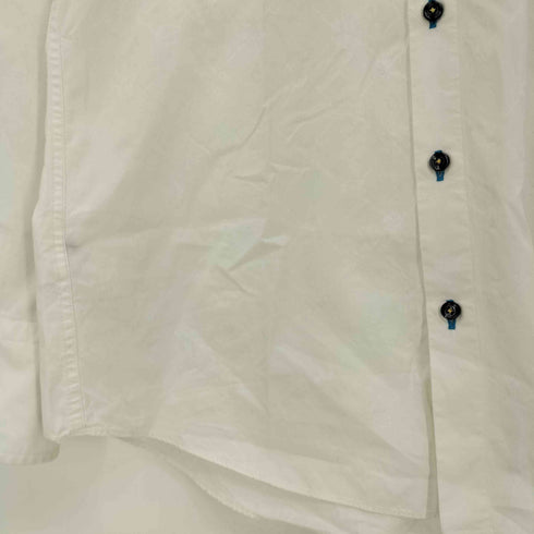 バーバリーブラックレーベル BURBERRY BLACK LABEL ロゴ刺繍 ボタンダウン ドレスシャツ メンズ JPN:2