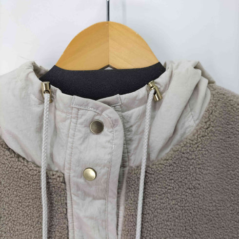 リヴドロワ RIVE DROITE フードボアコート レディース FREE