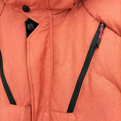 DOWN FKOW フーデッドダウンジャケット メンズ