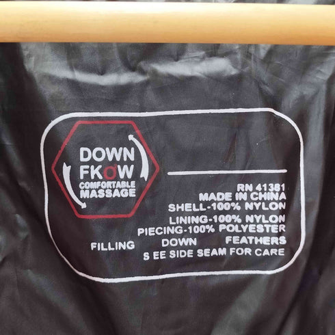 DOWN FKOW フーデッドダウンジャケット メンズ