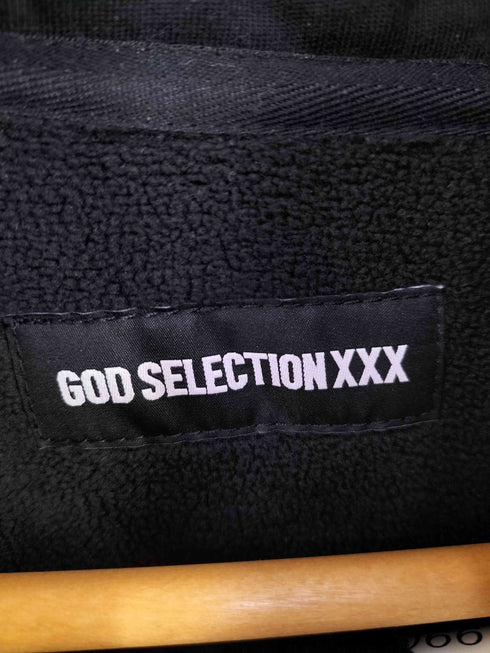 ゴッドセレクショントリプルエックス GOD SELECTION XXX ロゴ フリースジャケット メンズ import:M