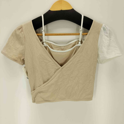 メルトザレディ Melt the lady バイカラーリブアンサンブル レディース FREE