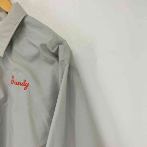 アリストジャック ARISTO JAC 80s スナップボタン 刺繍 バックプリント ナイロン コーチジャケット メンズ import:XL