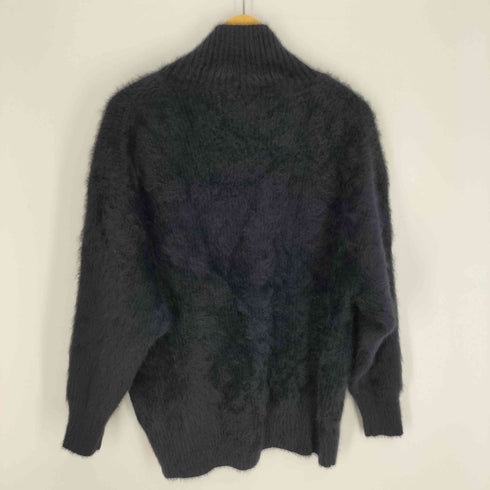 LILLY LYNQUE フォックス カシミヤ スタンドネック ニット セーター レディース JPN:38