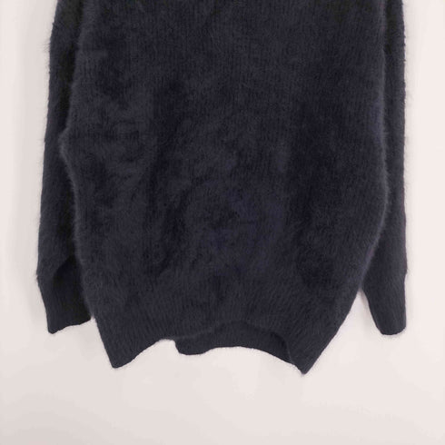 LILLY LYNQUE フォックス カシミヤ スタンドネック ニット セーター レディース JPN:38