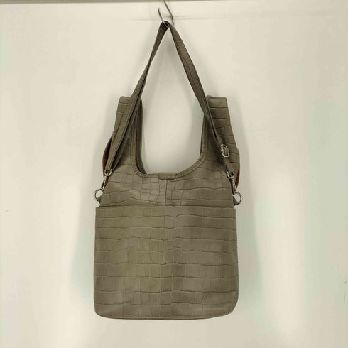 OLITATA クロコ型押し ショルダーバッグ レディース