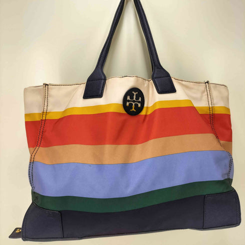 トリーバーチ TORY BURCH 折りたたみ マルチカラートートバッグ レディース