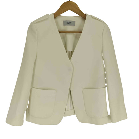 ボディドレッシングデラックス BODY DRESSING Deluxe エポレット スナップボタン ノーカラー ジャケット レディース JPN:38