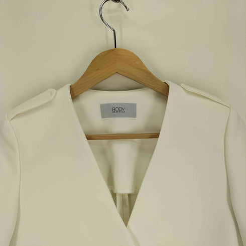 ボディドレッシングデラックス BODY DRESSING Deluxe エポレット スナップボタン ノーカラー ジャケット レディース JPN:38