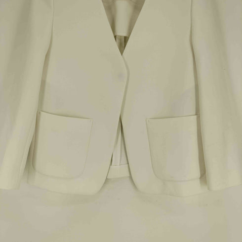 ボディドレッシングデラックス BODY DRESSING Deluxe エポレット スナップボタン ノーカラー ジャケット レディース JPN:38