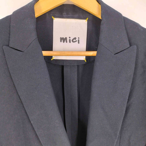 ミチ mici ダブルブレスト レーヨンポリ テーラードジャケット レディース JPN:M