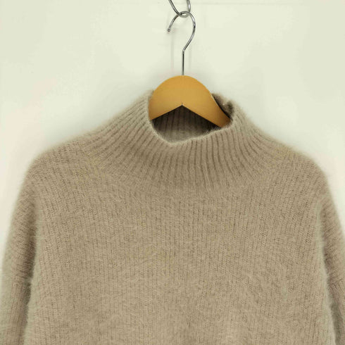 LILLY LYNQUE フォックス カシミヤ スタンドネック ニット セーター レディース JPN:38