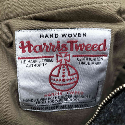 ハリスツイード Harris Tweed ウールストライプ スラックスパンツ メンズ JPN:S