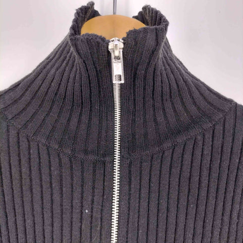 feepur 24AW ハンドウォッシャブル ダブルジップリブニットカーディガン レディース JPN:M