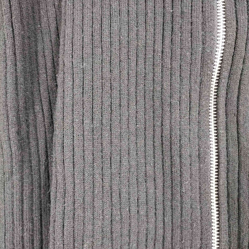 feepur 24AW ハンドウォッシャブル ダブルジップリブニットカーディガン レディース JPN:M