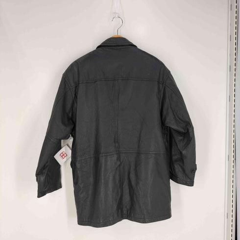 WORLDWIDESTUDIO cow leather 裏地キルティング カウレザー コート メンズ import:M