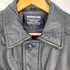 WORLDWIDESTUDIO cow leather 裏地キルティング カウレザー コート メンズ import:M