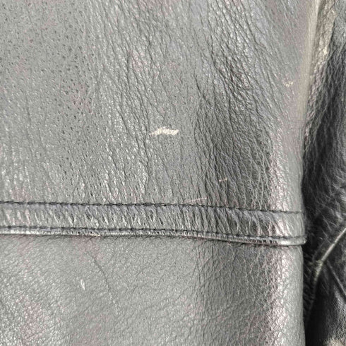 WORLDWIDESTUDIO cow leather 裏地キルティング カウレザー コート メンズ import:M