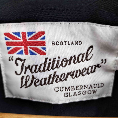 トラディショナルウェザーウェア Traditional Weatherwear 金ボタン ポリエステル ステンカラー コート レディース import:S