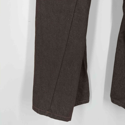 OJYON 立体裁断 変形 デニムパンツ レディース FREE