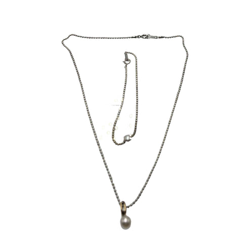 ヨンドシー 4℃ 真珠 silver925刻印 ネックレス ブレスレット レディース