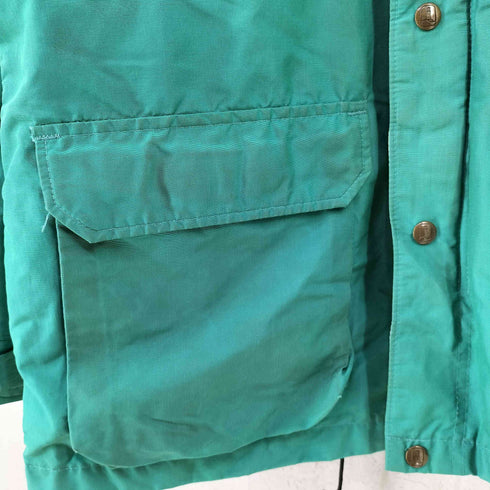 ランズエンド LANDS END 80-90s USA製 裏地チェック フード付きマウンテンパーカー メンズ import:L