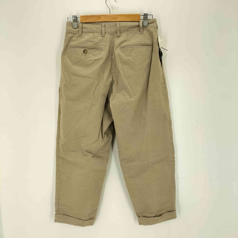 ビームスプラス BEAMS+ 2 Pleats Tapered Twill チノパンツ メンズ JPN:S