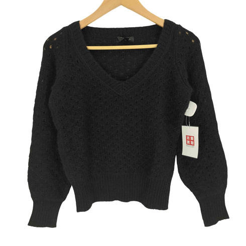 エポカ Epoca ドット カシミヤ Vネック ニット セーター レディース EUR:40