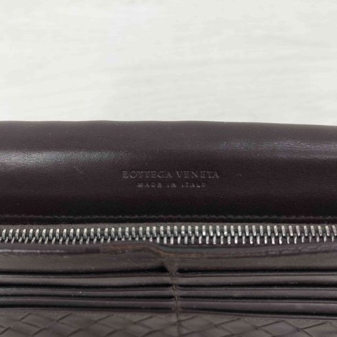 ボッテガヴェネタ BOTTEGA VENETA イントレチャート ラウンドジップ 長財布 メンズ