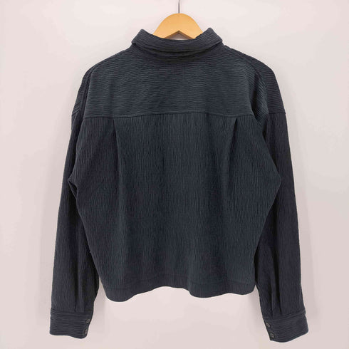 ジーナシス JEANASIS ヨウリュウ ベロア クロップド シャツ セットアップ レディース FREE