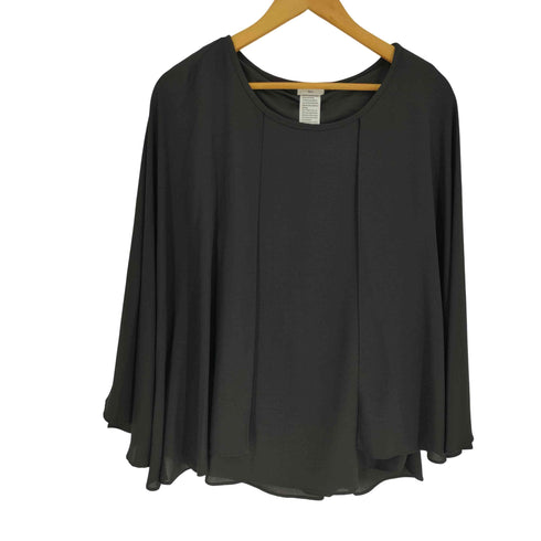 ソブ Sov. ジョーゼット マント ブラウス レディース JPN:38