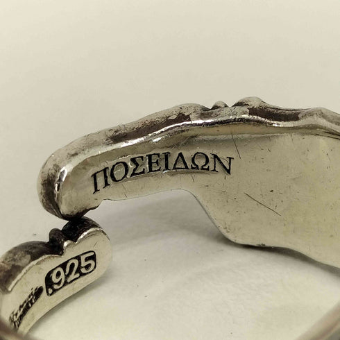 artemis classic ポセイドンリング SV925 天然ブルートパーズ メンズ