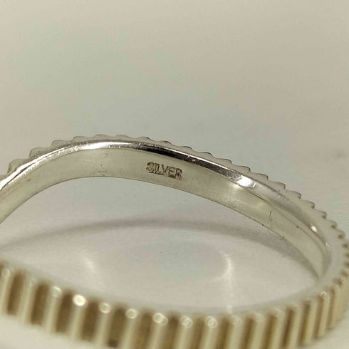 アガット agete SILVER925 Vライン シルバーリング レディース