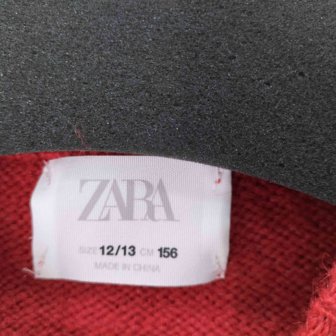 ザラ ZARA ポリエステル ナイロン リボンデザインケーブルニット レディース 12-13