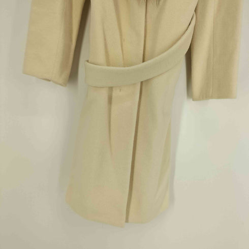 NOVESPAZIO リアルファー ウール 2WAY ロング コート レディース EUR:38