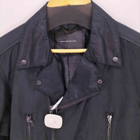 グリーンレーベルリラクシング GREEN LABEL RELAXING ギミック ダブルライダースジャケット Y2K メンズ JPN:L