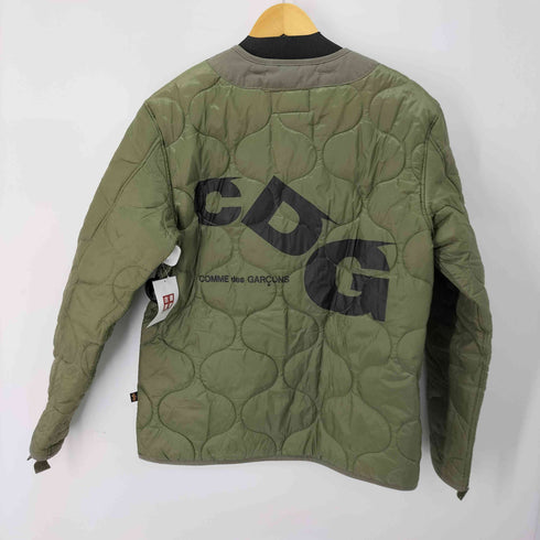 シーディージーコムデギャルソン CDG COMME des GARCONS バックロゴプリント キルティングジャケット メンズ JPN:S
