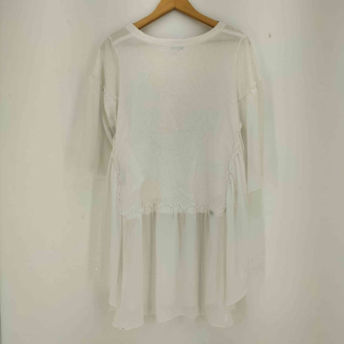 ヒステリックグラマー HYSTERIC GLAMOUR WEB OF SIN フリルTシャツ レディース FREE