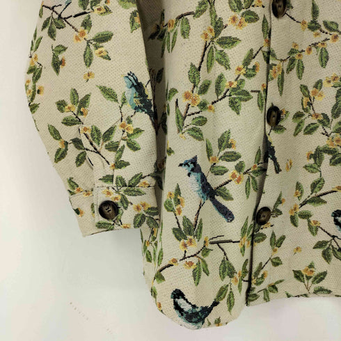 ボタニカル柄 カバーオール メンズ 2XL